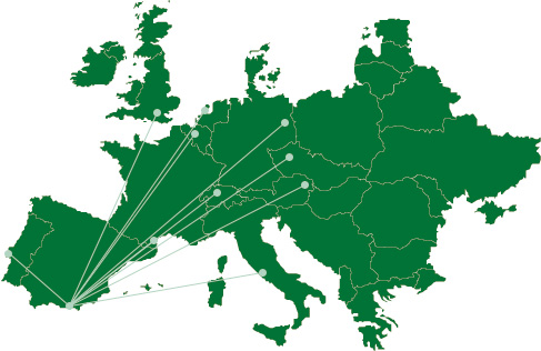 Transportes Cañabate está especializada en transporte frigorífico por carretera a la península y a toda Europa